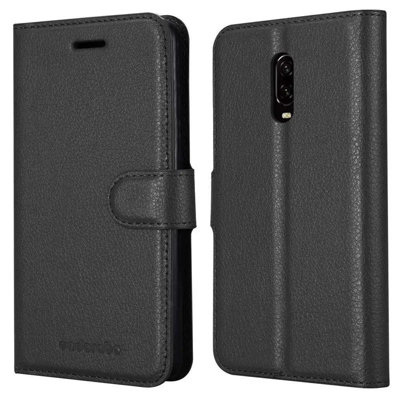 Cadorabo Hülle kompatibel mit OnePlus 7 Schutzhülle mit Magnetverschluss, Standfunktion und Kartenfach