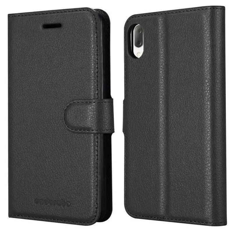Cadorabo Hülle kompatibel mit Sony Xperia L3 Schutzhülle mit Magnetverschluss, Standfunktion und Kartenfach