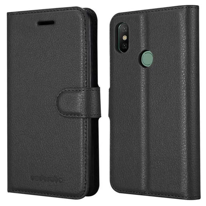 Cadorabo Hülle kompatibel mit Xiaomi Mi MIX 3 Schutzhülle mit Magnetverschluss, Standfunktion und Kartenfach
