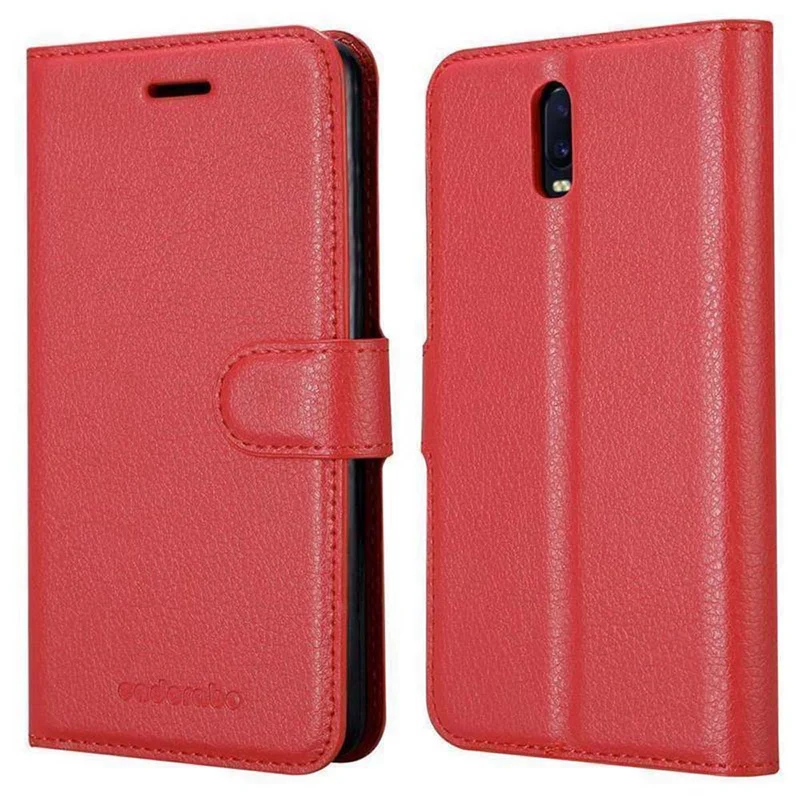 Cadorabo Hülle kompatibel mit Oppo R17 Schutzhülle mit Magnetverschluss, Standfunktion und Kartenfach