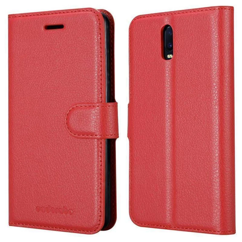 Cadorabo Hülle kompatibel mit Oppo R17 Schutzhülle mit Magnetverschluss, Standfunktion und Kartenfach