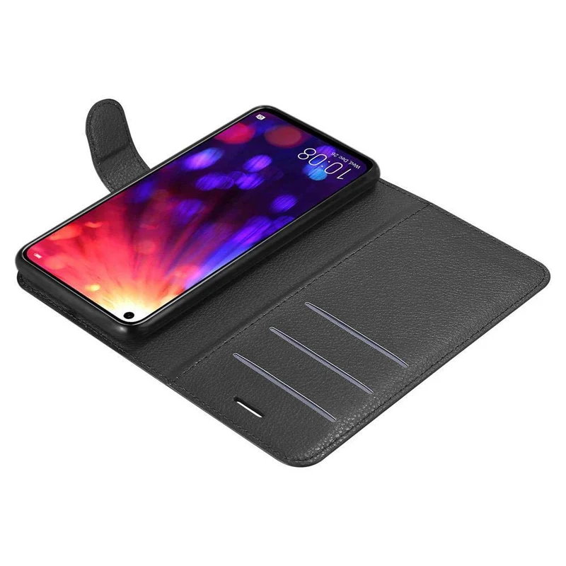Cadorabo Hülle kompatibel mit Honor View 20 Schutzhülle mit Magnetverschluss, Standfunktion und Kartenfach