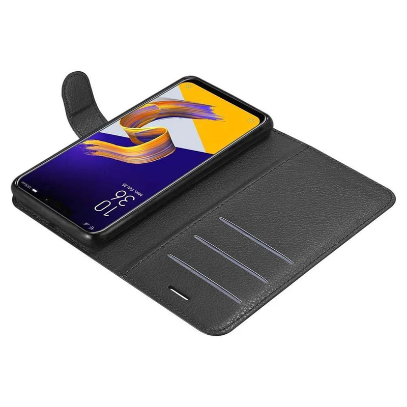 Cadorabo Hülle kompatibel mit Asus ZenFone 5Z Schutzhülle mit Magnetverschluss, Standfunktion und Kartenfach