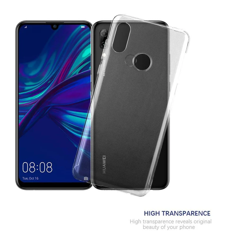 Cadorabo Hülle kompatibel mit Honor 10 LITE / Huawei P SMART 2019 Schutzhülle aus flexiblem TPU Silikon