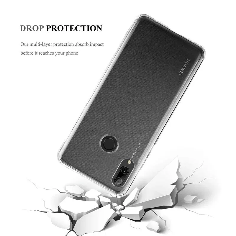 Cadorabo Hülle kompatibel mit Honor 10 LITE / Huawei P SMART 2019 Schutzhülle aus flexiblem TPU Silikon