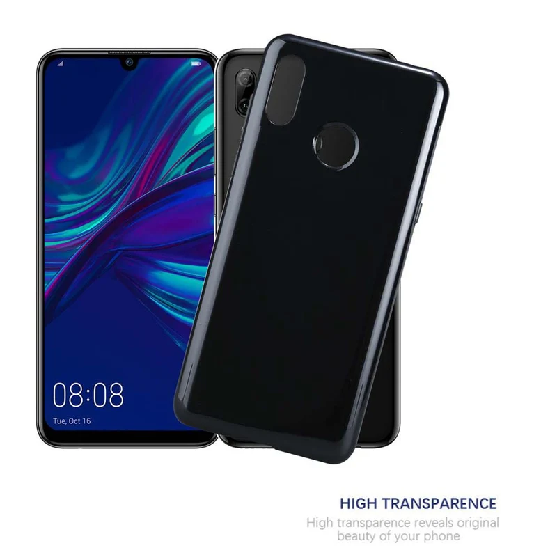 Cadorabo Hülle kompatibel mit Honor 10 LITE / Huawei P SMART 2019 Schutzhülle aus flexiblem TPU Silikon