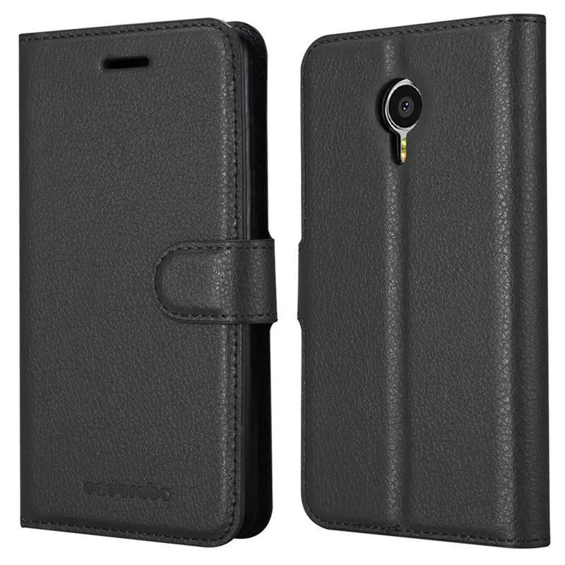 Cadorabo Hülle kompatibel mit MEIZU MX4 Schutzhülle mit Magnetverschluss, Standfunktion und Kartenfach