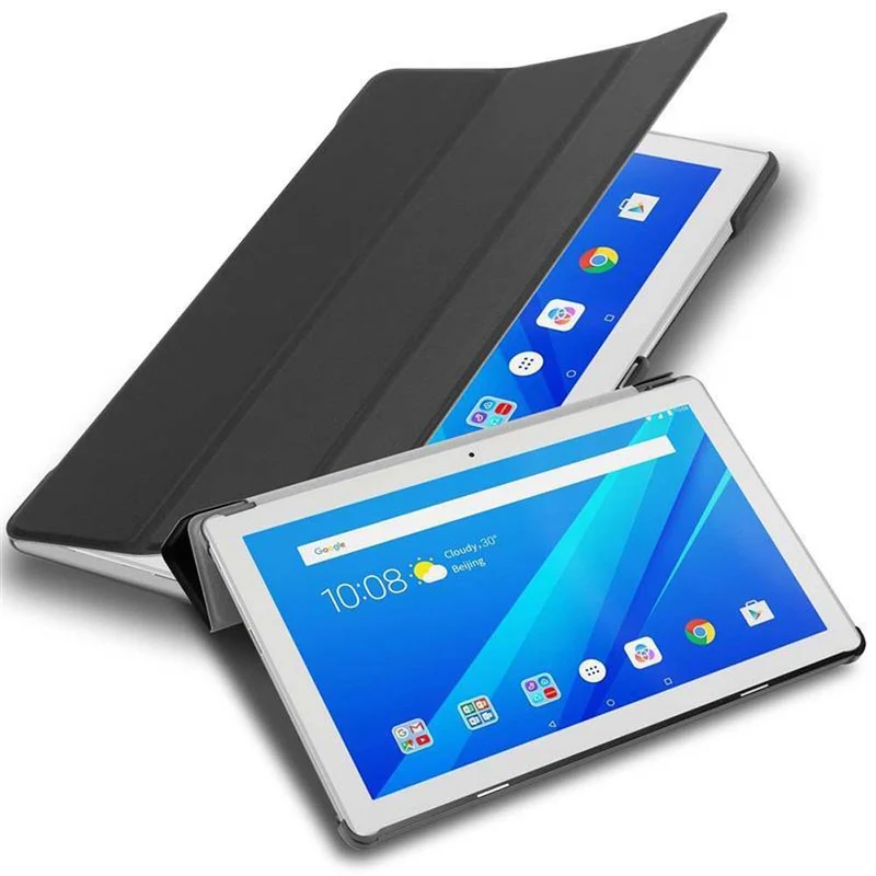 Cadorabo Tablet Hülle kompatibel mit Lenovo Tab 4 10 (10.1 Zoll) Ultra Dünne Schutzhülle mit Auto Wake Up und Standfunktion