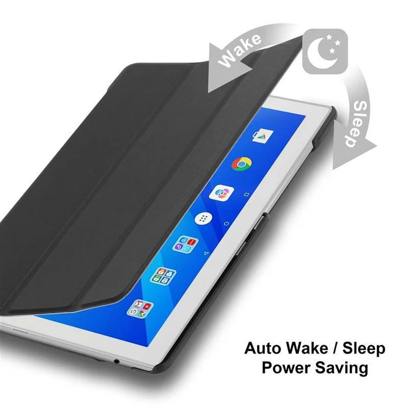 Cadorabo Tablet Hülle kompatibel mit Lenovo Tab 4 10 (10.1 Zoll) Ultra Dünne Schutzhülle mit Auto Wake Up und Standfunktion