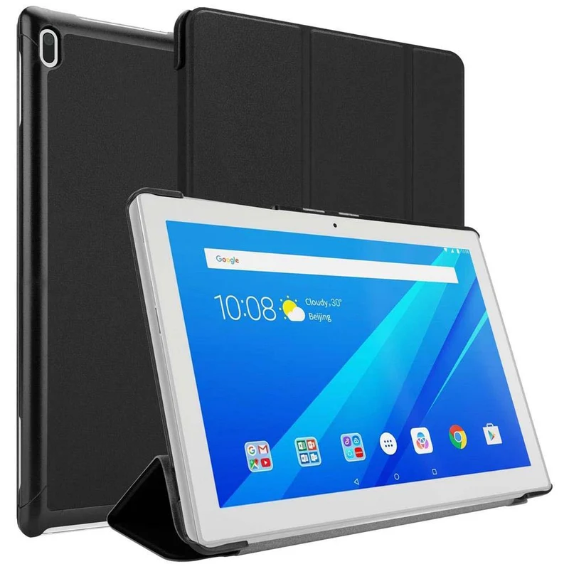 Cadorabo Tablet Hülle kompatibel mit Lenovo Tab 4 10 (10.1 Zoll) Ultra Dünne Schutzhülle mit Auto Wake Up und Standfunktion