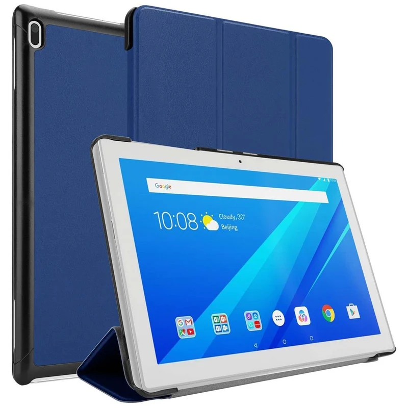 Cadorabo Tablet Hülle kompatibel mit Lenovo Tab 4 10 (10.1 Zoll) Ultra Dünne Schutzhülle mit Auto Wake Up und Standfunktion