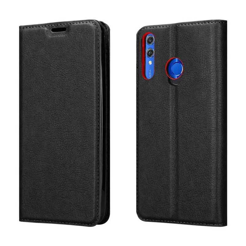 Cadorabo Hülle kompatibel mit Honor 10 LITE / Huawei P SMART 2019 Schutzhülle mit Magnetverschluss, Standfunktion und Kartenfach