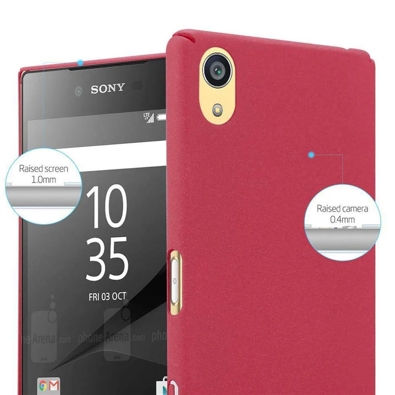 Cadorabo Hülle kompatibel mit Sony Xperia Z5 PREMIUM Hard Case Schutzhülle in Frosted Optik gegen Kratzer und Stöße