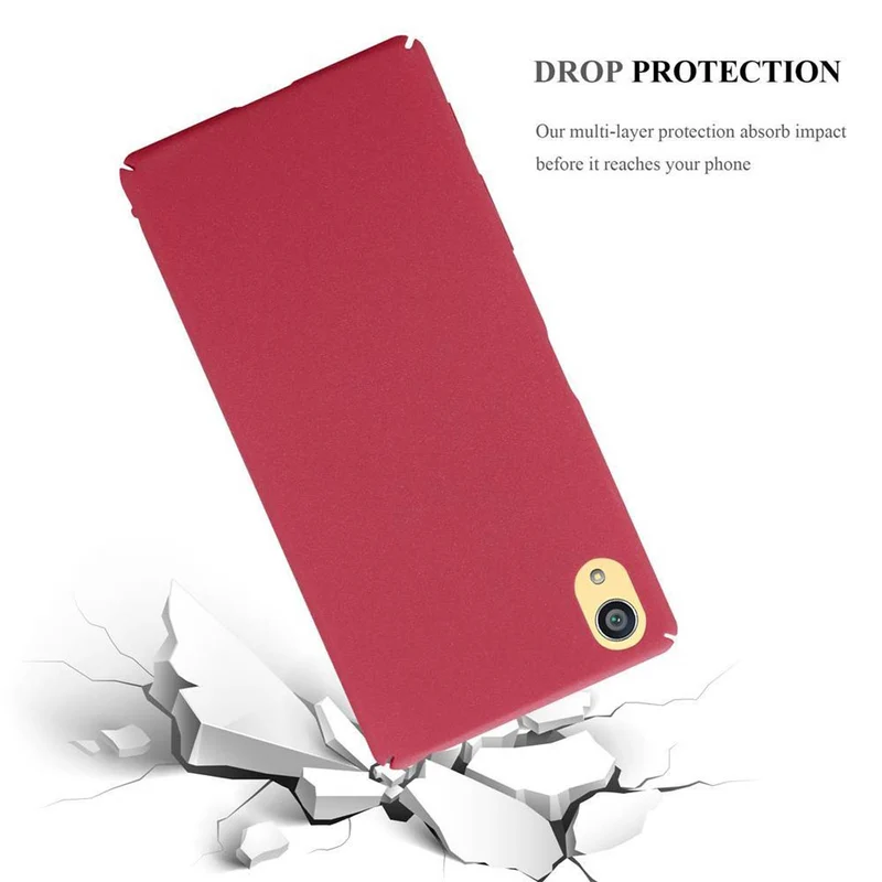 Cadorabo Hülle kompatibel mit Sony Xperia Z5 PREMIUM Hard Case Schutzhülle in Frosted Optik gegen Kratzer und Stöße