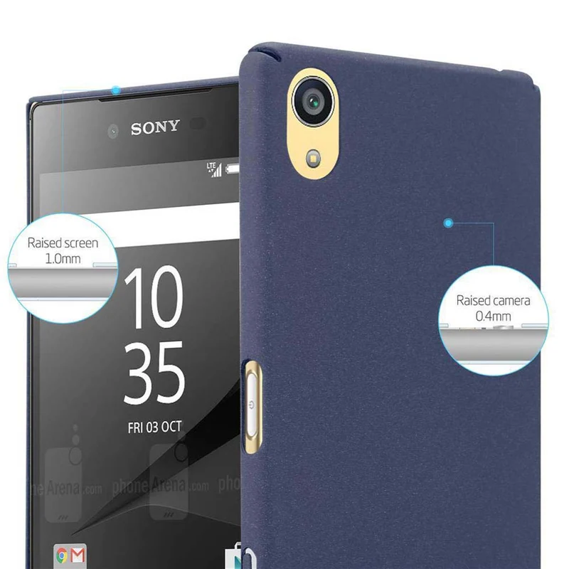 Cadorabo Hülle kompatibel mit Sony Xperia Z5 PREMIUM Hard Case Schutzhülle in Frosted Optik gegen Kratzer und Stöße