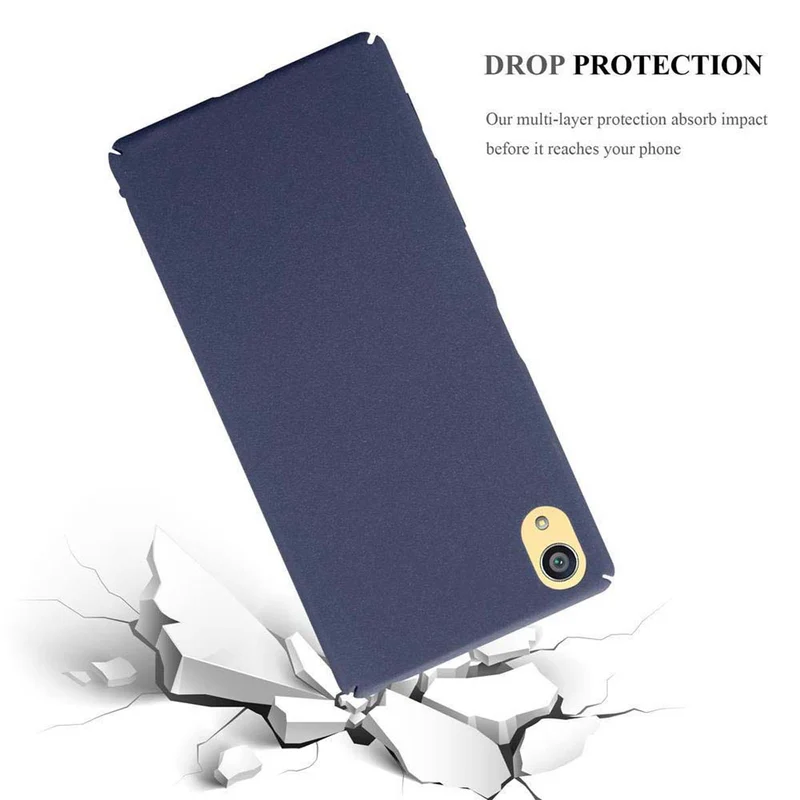 Cadorabo Hülle kompatibel mit Sony Xperia Z5 PREMIUM Hard Case Schutzhülle in Frosted Optik gegen Kratzer und Stöße