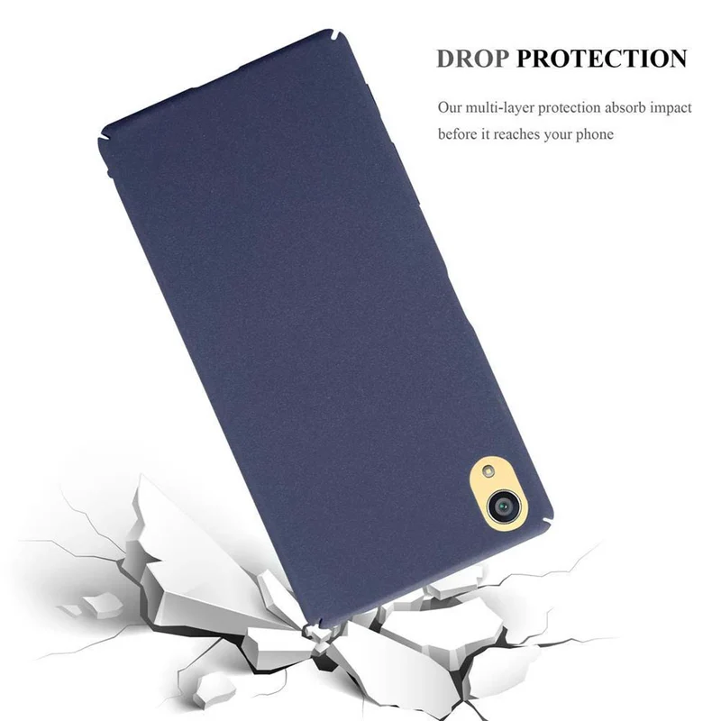 Cadorabo Hülle kompatibel mit Sony Xperia Z5 PREMIUM Hard Case Schutzhülle in Frosted Optik gegen Kratzer und Stöße