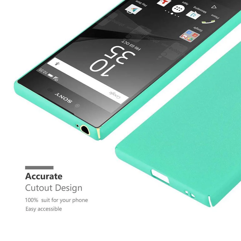Cadorabo Hülle kompatibel mit Sony Xperia Z5 PREMIUM Hard Case Schutzhülle in Frosted Optik gegen Kratzer und Stöße