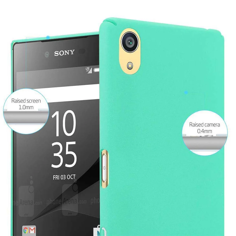 Cadorabo Hülle kompatibel mit Sony Xperia Z5 PREMIUM Hard Case Schutzhülle in Frosted Optik gegen Kratzer und Stöße