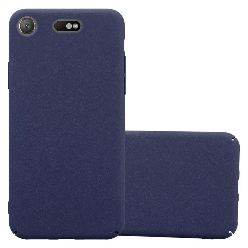 Cadorabo Hülle kompatibel mit Sony Xperia XZ1 COMPACT Hard Case Schutzhülle in Frosted Optik gegen Kratzer und Stöße