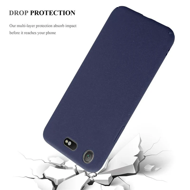 Cadorabo Hülle kompatibel mit Sony Xperia XZ1 COMPACT Hard Case Schutzhülle in Frosted Optik gegen Kratzer und Stöße
