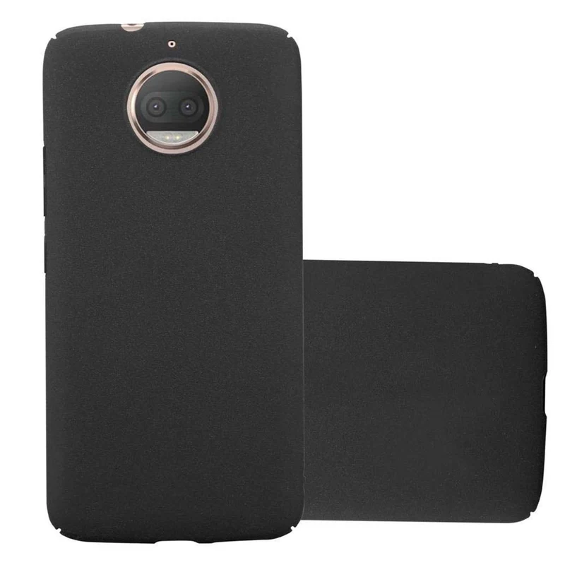 Cadorabo Hülle kompatibel mit Motorola MOTO G5S PLUS Hard Case Schutzhülle in Frosted Optik gegen Kratzer und Stöße