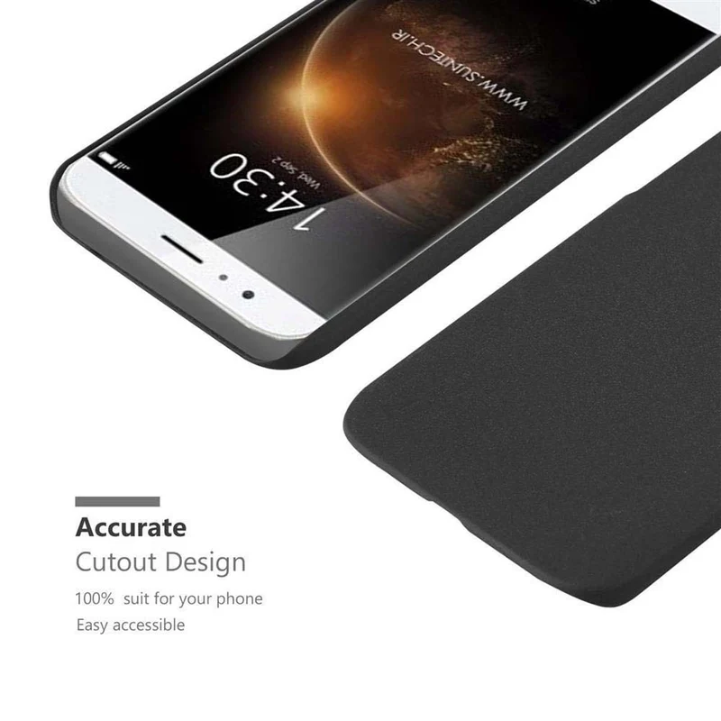 Cadorabo Hülle kompatibel mit Huawei ASCEND G7 PLUS / G8 / GX8 Hard Case Schutzhülle in Frosted Optik gegen Kratzer und Stöße