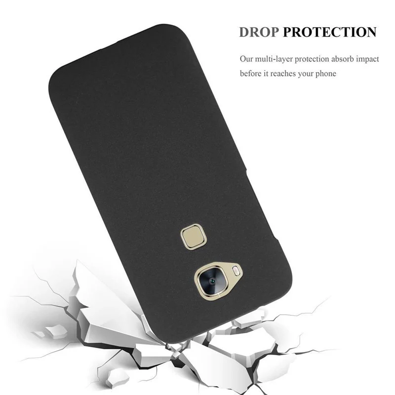Cadorabo Hülle kompatibel mit Huawei ASCEND G7 PLUS / G8 / GX8 Hard Case Schutzhülle in Frosted Optik gegen Kratzer und Stöße