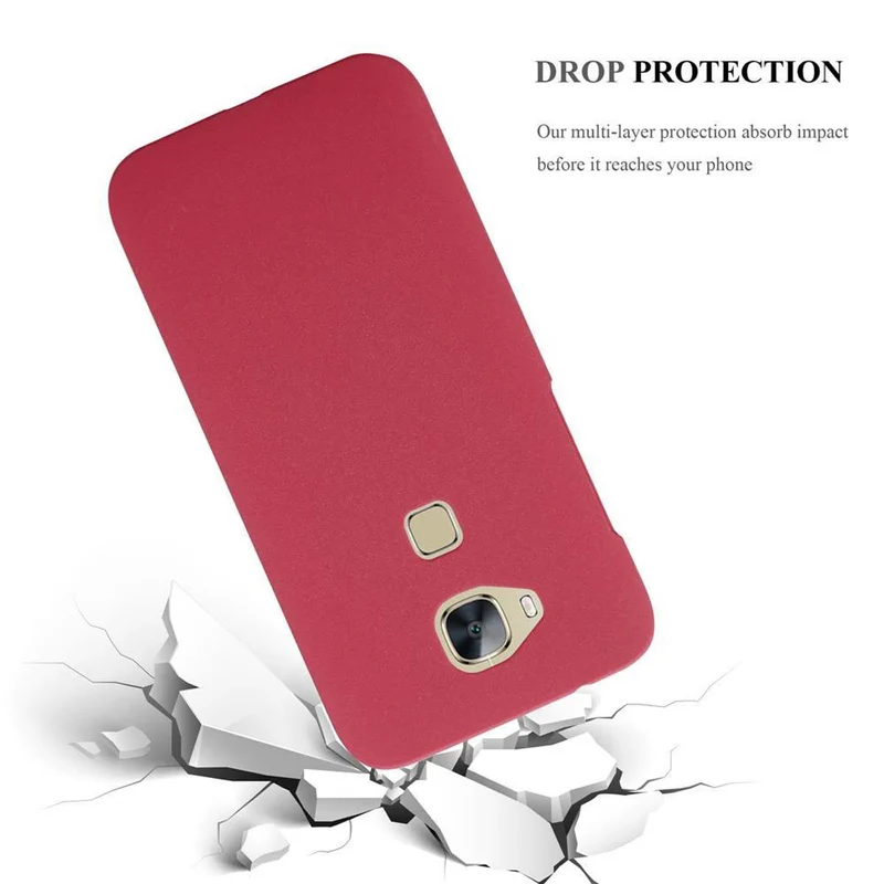 Cadorabo Hülle kompatibel mit Huawei ASCEND G7 PLUS / G8 / GX8 Hard Case Schutzhülle in Frosted Optik gegen Kratzer und Stöße