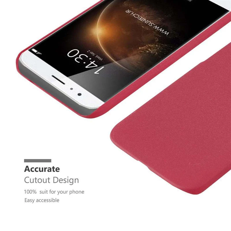 Cadorabo Hülle kompatibel mit Huawei ASCEND G7 PLUS / G8 / GX8 Hard Case Schutzhülle in Frosted Optik gegen Kratzer und Stöße