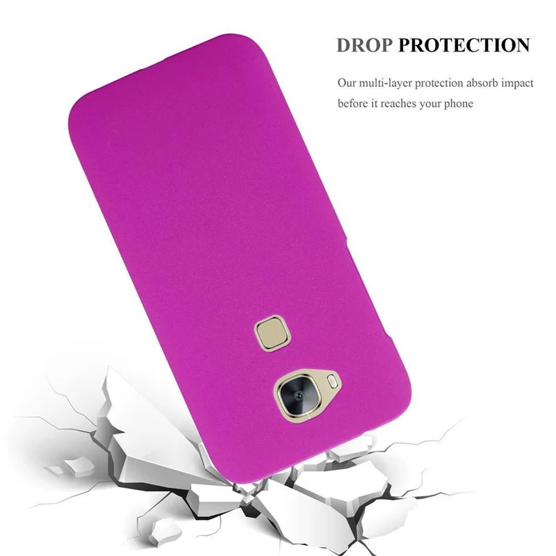Cadorabo Hülle kompatibel mit Huawei ASCEND G7 PLUS / G8 / GX8 Hard Case Schutzhülle in Frosted Optik gegen Kratzer und Stöße