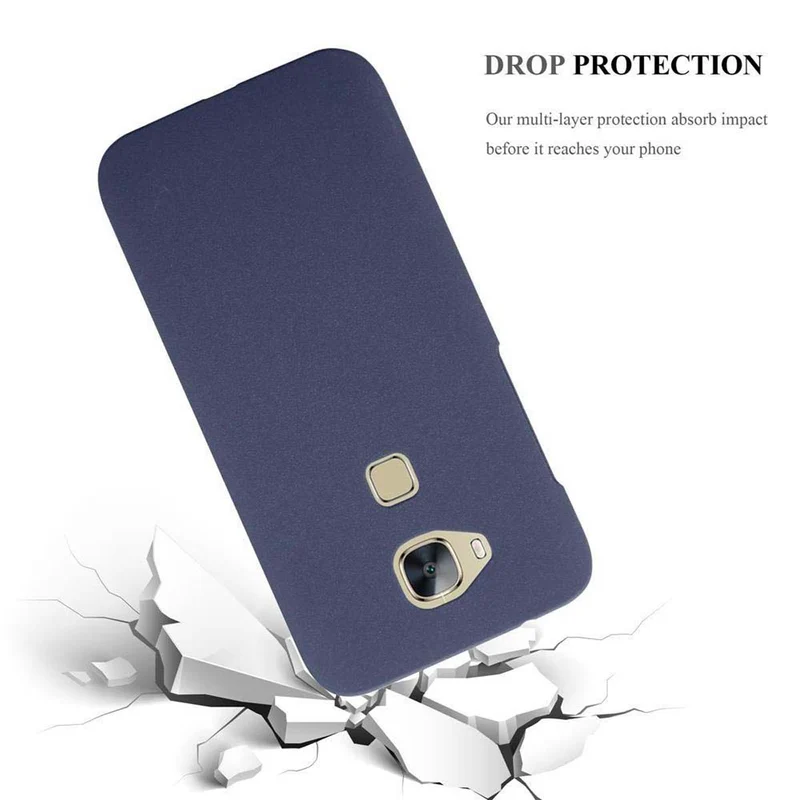 Cadorabo Hülle kompatibel mit Huawei ASCEND G7 PLUS / G8 / GX8 Hard Case Schutzhülle in Frosted Optik gegen Kratzer und Stöße