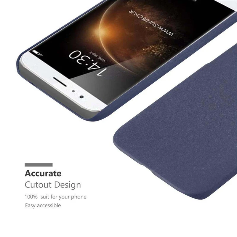 Cadorabo Hülle kompatibel mit Huawei ASCEND G7 PLUS / G8 / GX8 Hard Case Schutzhülle in Frosted Optik gegen Kratzer und Stöße