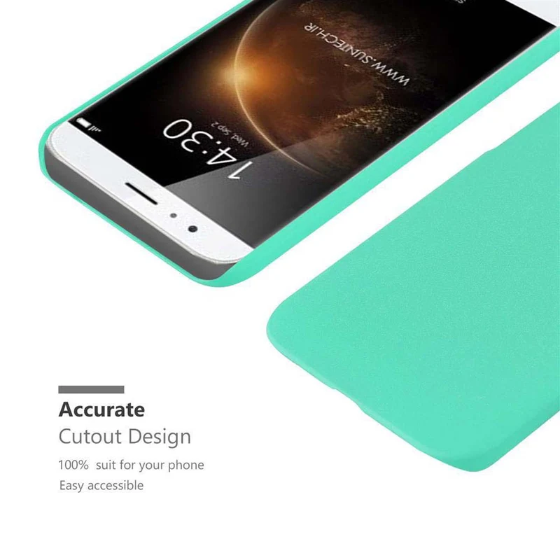 Cadorabo Hülle kompatibel mit Huawei ASCEND G7 PLUS / G8 / GX8 Hard Case Schutzhülle in Frosted Optik gegen Kratzer und Stöße