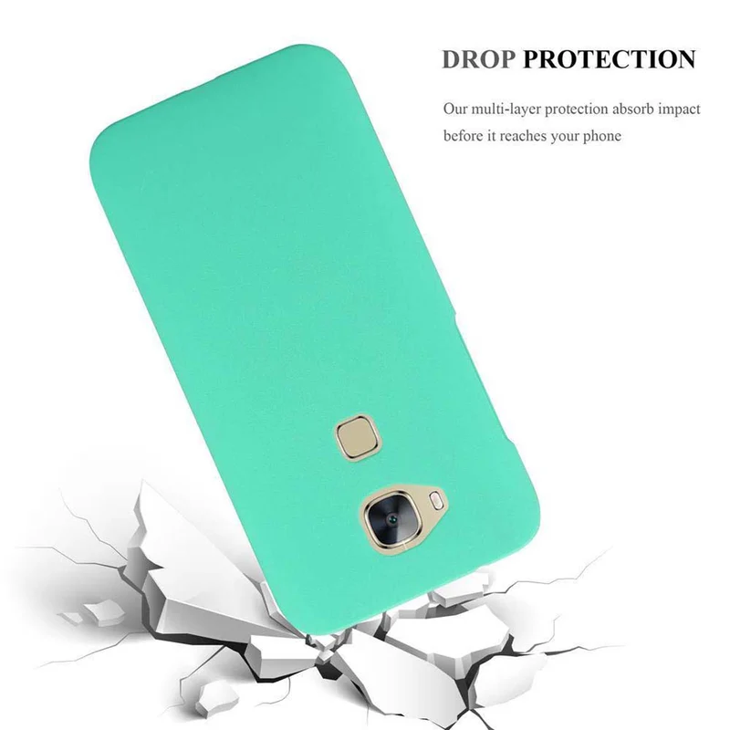 Cadorabo Hülle kompatibel mit Huawei ASCEND G7 PLUS / G8 / GX8 Hard Case Schutzhülle in Frosted Optik gegen Kratzer und Stöße