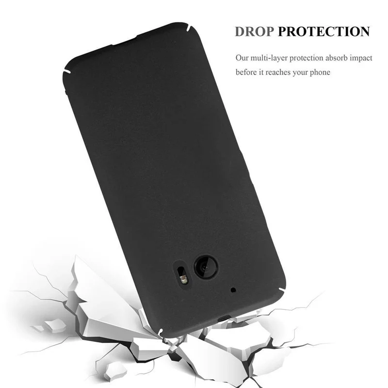 Cadorabo Hülle kompatibel mit HTC ONE M10 Hard Case Schutzhülle in Frosted Optik gegen Kratzer und Stöße