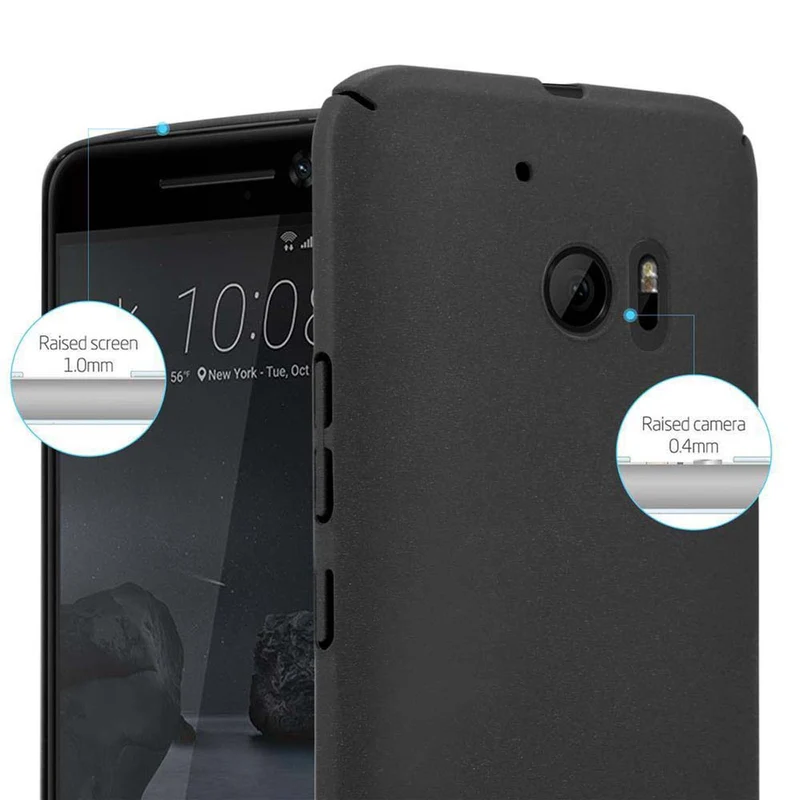 Cadorabo Hülle kompatibel mit HTC ONE M10 Hard Case Schutzhülle in Frosted Optik gegen Kratzer und Stöße