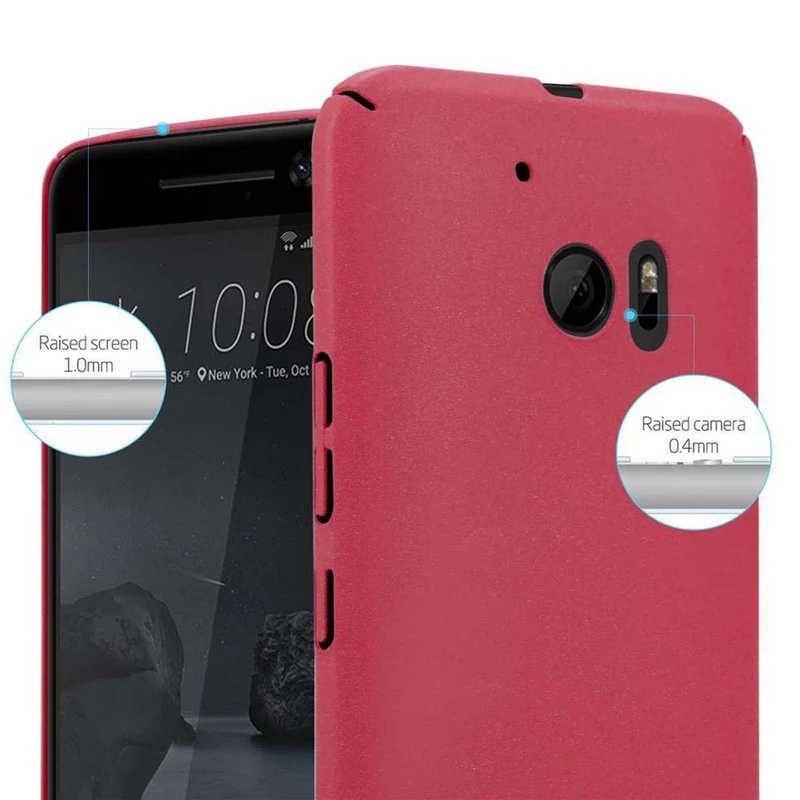 Cadorabo Hülle kompatibel mit HTC ONE M10 Hard Case Schutzhülle in Frosted Optik gegen Kratzer und Stöße
