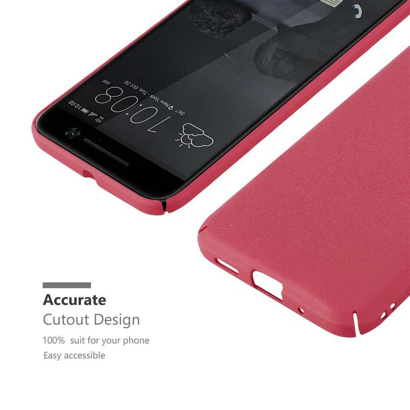 Cadorabo Hülle kompatibel mit HTC ONE M10 Hard Case Schutzhülle in Frosted Optik gegen Kratzer und Stöße