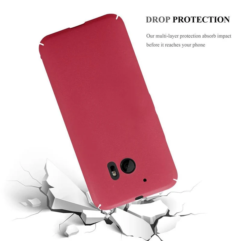 Cadorabo Hülle kompatibel mit HTC ONE M10 Hard Case Schutzhülle in Frosted Optik gegen Kratzer und Stöße