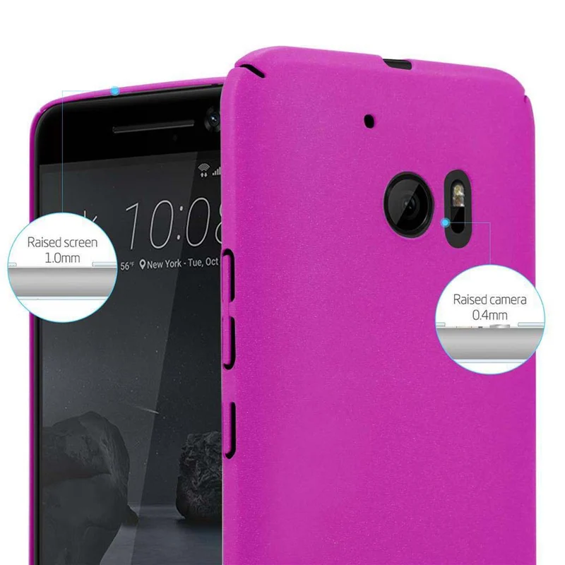 Cadorabo Hülle kompatibel mit HTC ONE M10 Hard Case Schutzhülle in Frosted Optik gegen Kratzer und Stöße