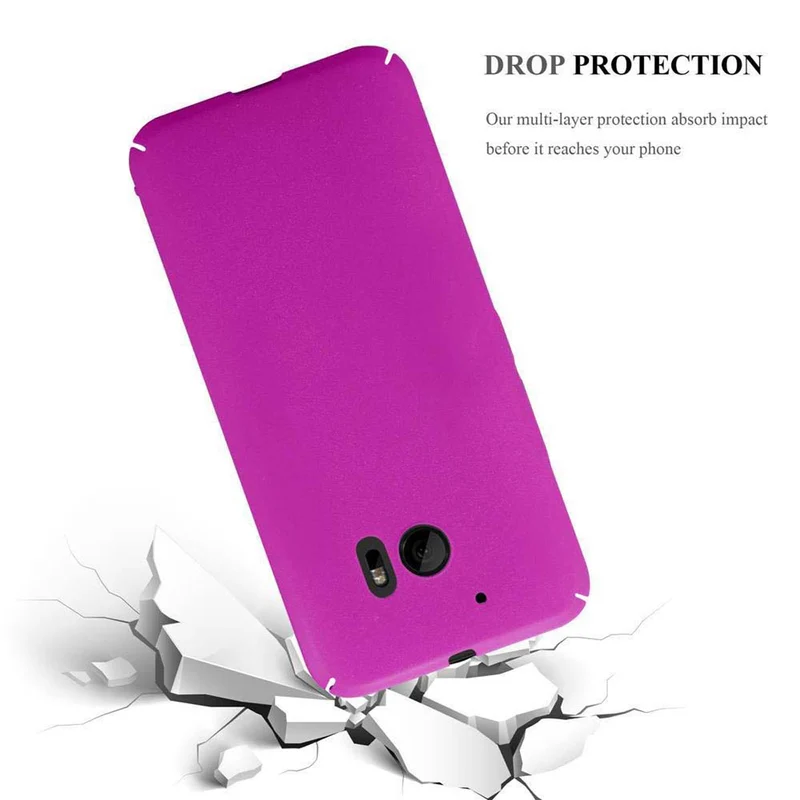 Cadorabo Hülle kompatibel mit HTC ONE M10 Hard Case Schutzhülle in Frosted Optik gegen Kratzer und Stöße