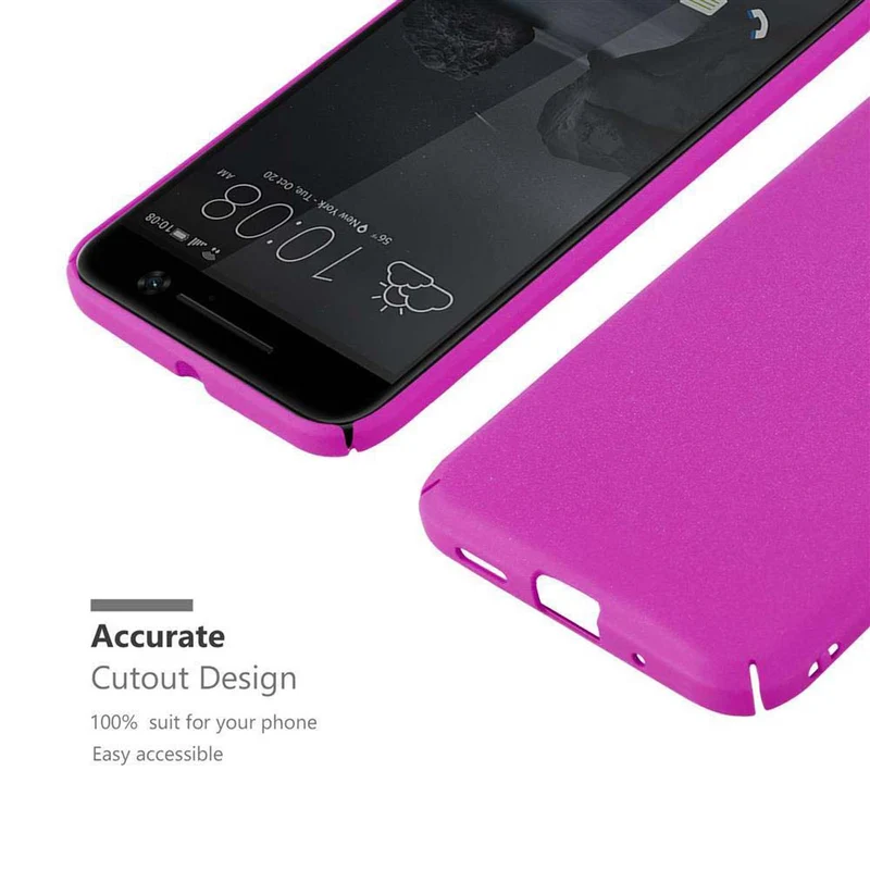 Cadorabo Hülle kompatibel mit HTC ONE M10 Hard Case Schutzhülle in Frosted Optik gegen Kratzer und Stöße