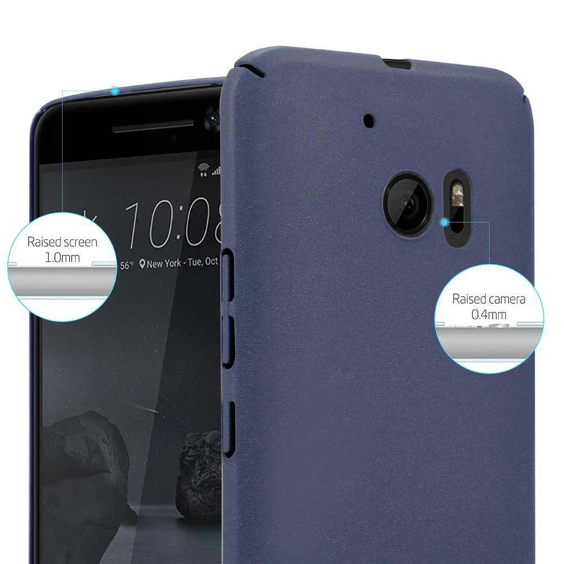 Cadorabo Hülle kompatibel mit HTC ONE M10 Hard Case Schutzhülle in Frosted Optik gegen Kratzer und Stöße