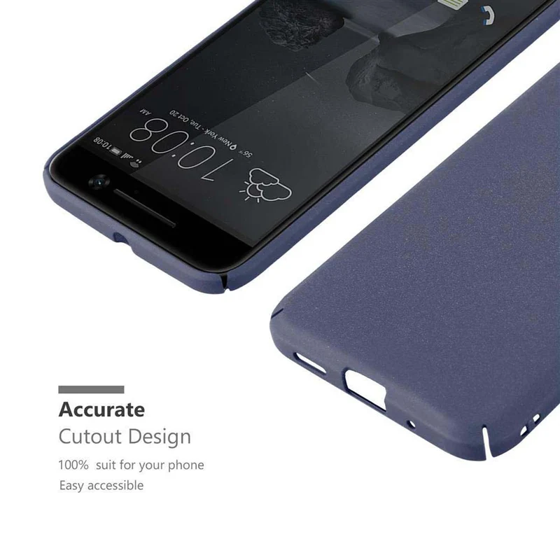 Cadorabo Hülle kompatibel mit HTC ONE M10 Hard Case Schutzhülle in Frosted Optik gegen Kratzer und Stöße