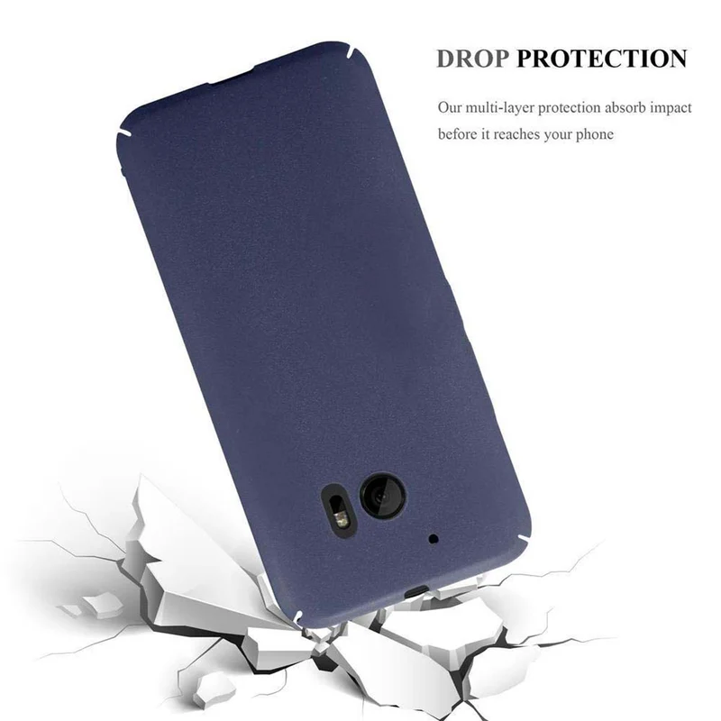 Cadorabo Hülle kompatibel mit HTC ONE M10 Hard Case Schutzhülle in Frosted Optik gegen Kratzer und Stöße