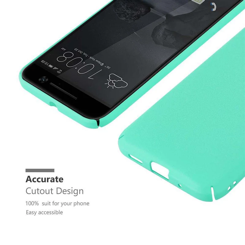 Cadorabo Hülle kompatibel mit HTC ONE M10 Hard Case Schutzhülle in Frosted Optik gegen Kratzer und Stöße