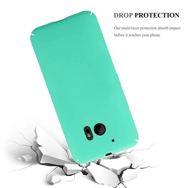 Cadorabo Hülle kompatibel mit HTC ONE M10 Hard Case Schutzhülle in Frosted Optik gegen Kratzer und Stöße