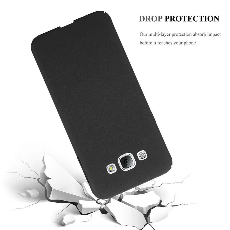 Cadorabo Hülle kompatibel mit Samsung Galaxy A8 2015 Hard Case Schutzhülle in Frosted Optik gegen Kratzer und Stöße