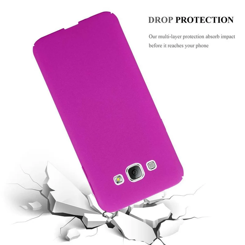 Cadorabo Hülle kompatibel mit Samsung Galaxy A8 2015 Hard Case Schutzhülle in Frosted Optik gegen Kratzer und Stöße